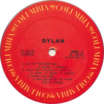 LP Bob Dylan: Dylan