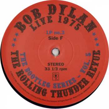 3LP/Doos Bob Dylan: Live 1975 (The Rolling Thunder Revue)