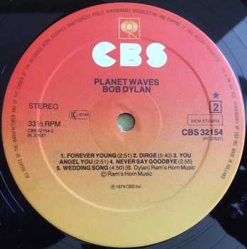 LP Bob Dylan: Planet Waves