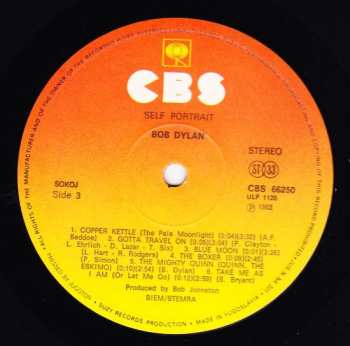 2LP Bob Dylan: Self Portrait