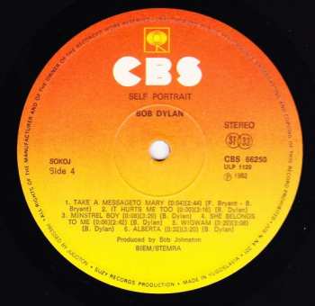 2LP Bob Dylan: Self Portrait