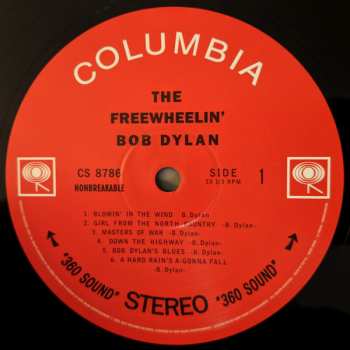 LP Bob Dylan: The Freewheelin' Bob Dylan