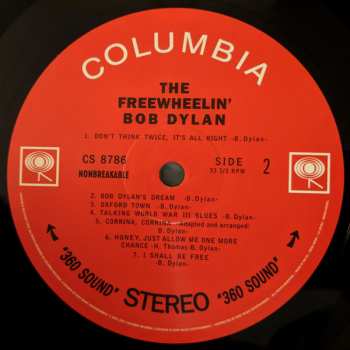 LP Bob Dylan: The Freewheelin' Bob Dylan