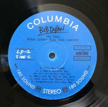 2LP Bob Dylan: The Real Royal Albert Hall 1966 Concert!