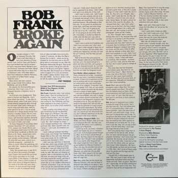 LP Bob Frank: Broke Again - The Unreleased Recordings CLR | LTD