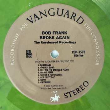 LP Bob Frank: Broke Again - The Unreleased Recordings CLR | LTD