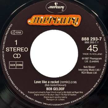 SP Bob Geldof: Love Like A Rocket