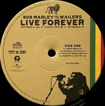 3LP/2CD/Doos Bob Marley & The Wailers: Live Forever: The Stanley Theatre, Pittsburgh, PA, September 23, 1980 LTD