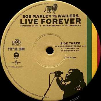 3LP/2CD/Doos Bob Marley & The Wailers: Live Forever: The Stanley Theatre, Pittsburgh, PA, September 23, 1980 LTD