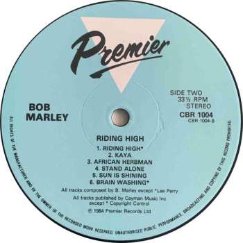 LP Bob Marley: Riding High