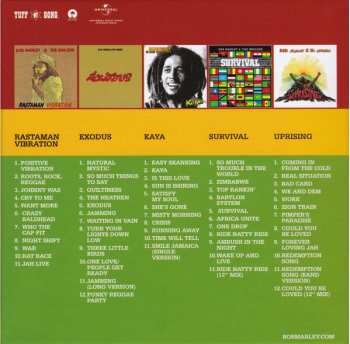 5CD/Doos Bob Marley & The Wailers: 5 Classic Albums