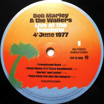 2LP Bob Marley & The Wailers: Live At The Rainbow, 4th June 1977