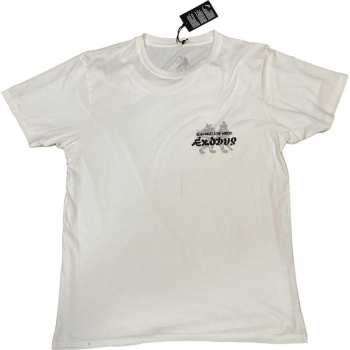 Merch Bob Marley & The Wailers: Bob Marley Unisex Organic T-shirt: Exodus Tracklist (back Print & Hi-build) (small) S