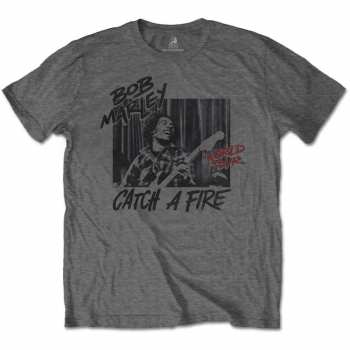 Merch Bob Marley & The Wailers: Tričko Catch A Fire World Tour  S