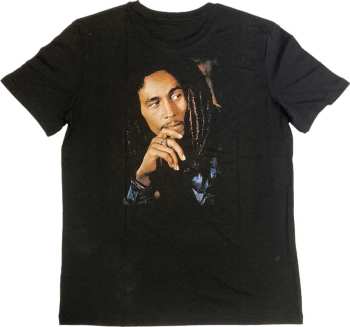 Merch Bob Marley & The Wailers: Bob Marley Unisex T-shirt: One Love Portrait (back Print & Embroidery) (medium) M