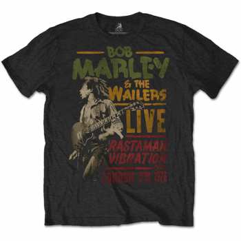 Merch Bob Marley & The Wailers: Tričko Rastaman Vibration Tour 1976  S