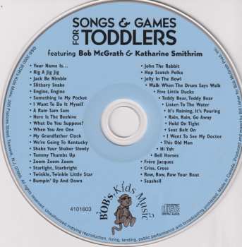 CD Bob McGrath: Songs & Games for Toddlers