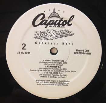 2LP Bob Seger And The Silver Bullet Band: Greatest Hits