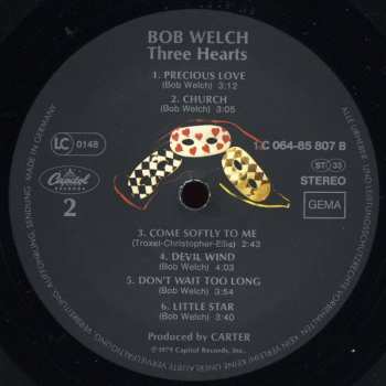 LP Bob Welch: Three Hearts