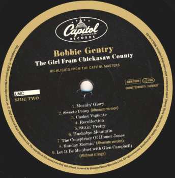 2LP Bobbie Gentry: The Girl From Chickasaw County (Highlights From The Capitol Masters) LTD