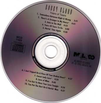 CD Bobby Bland: Years Of Tears