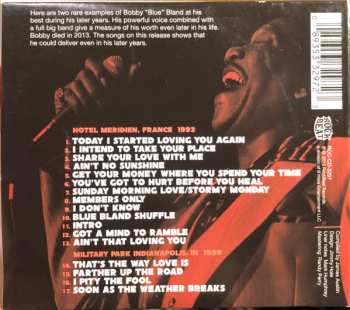 CD Bobby Bland: Live & Righteous 1992