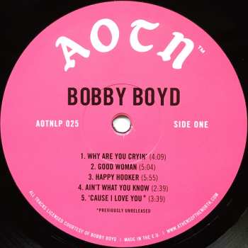 LP Bobby Boyd: Bobby Boyd
