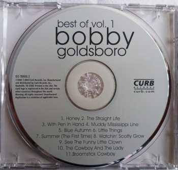 CD Bobby Goldsboro: Best of Vol.1