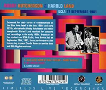 CD Bobby Hutcherson: UCLA 27 September 1981