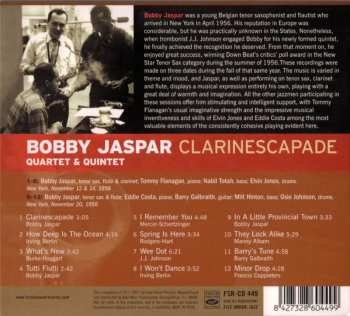 CD Bobby Jaspar Quintet: Clarinescapade
