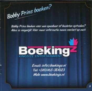 CD Bobby Prins: Een Album Vol Dromen