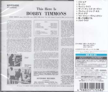 CD Bobby Timmons: This Here Is Bobby Timmons