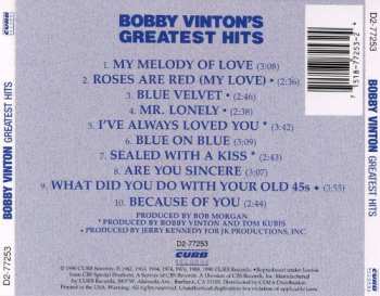 CD Bobby Vinton: Bobby Vinton's Greatest Hits