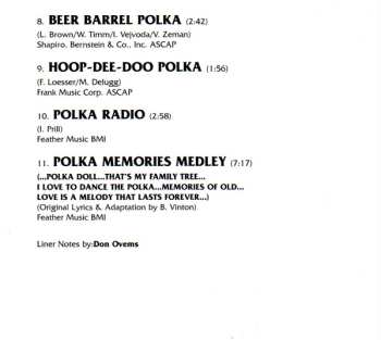 CD Bobby Vinton: Greatest Polka Hits Of All Time