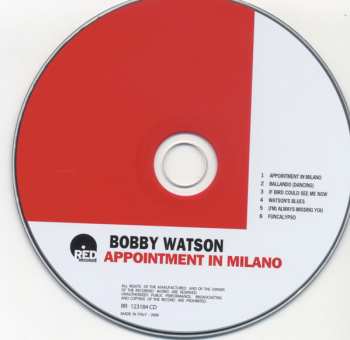 CD Bobby Watson: Appointment In Milano