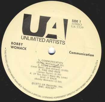 LP Bobby Womack: Communication