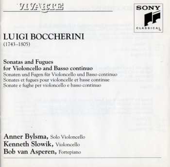 CD Luigi Boccherini: Cello Sonatas - Fugues For 2 Cellos