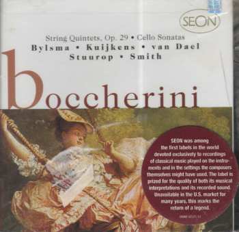 2CD Luigi Boccherini: String Quintets, Op. 29 • Cello Sonatas