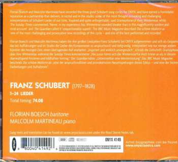 CD Franz Schubert: Lieder Recital