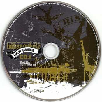 2CD Böhse Onkelz: Live In Hamburg
