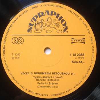 LP Bohumil Bezouška: Večer S Bohumilem Bezouškou 1