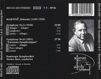 CD Bohuslav Martinů: Symphonies No.5 & No.6