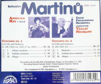 CD Bohuslav Martinů: Cello Concertos Nos 1 & 2
