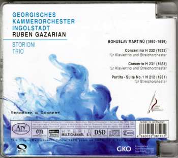 SACD Bohuslav Martinů: Concertino H 232 / Concerto H 231 / Partita - Suite No.1 H 212