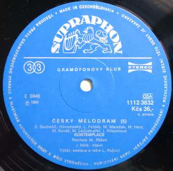 2LP Bohuslav Martinů: Český Melodram 5