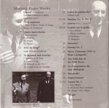 CD Bohuslav Martinů: Piano Works