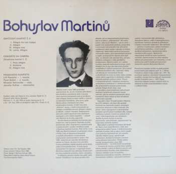 LP Bohuslav Martinů: Smyčcové Kvartety Č.5 A 7