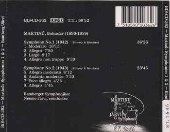 CD Bohuslav Martinů: Symphonies No.1 & No.2