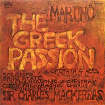 2LP/Doos Bohuslav Martinů: The Greek Passion (Opera In 4 Acts)