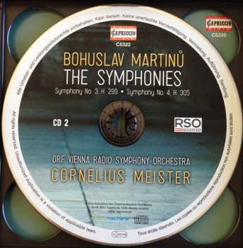 3CD Bohuslav Martinů: The Symphonies